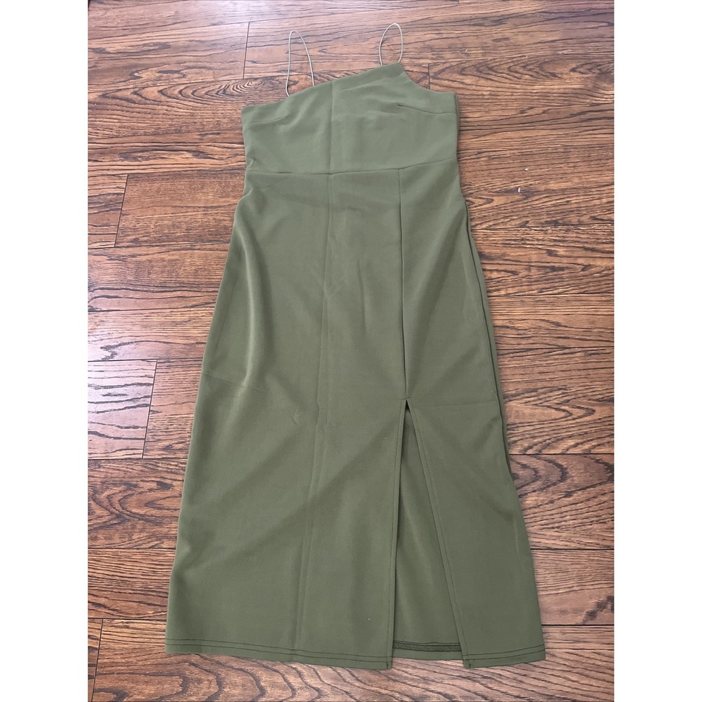 Lyaner polyester Spandex spaghetti strap cocktail dress A-symmetrical Neck Large